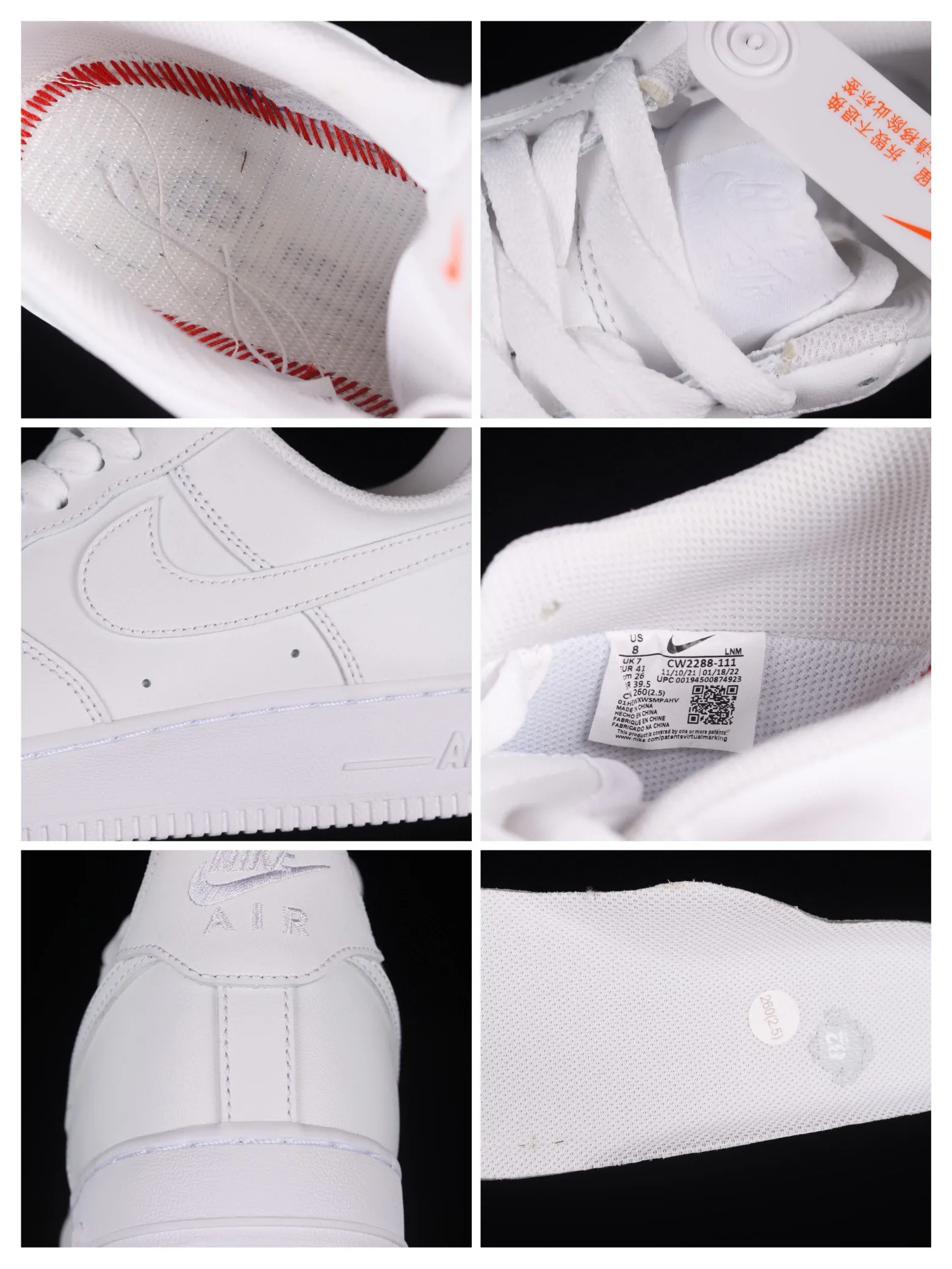 All Categories Nk Air Force 1 Air Force Series Nk Air Force 1 Low Air Force Low Nike Air Force 1'07 Low Air Force One Classic all-white low-top casual sneakers CW2288-111